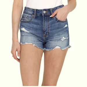 Women’s Eunina Lulu High Rise Cut-off Shortie Short